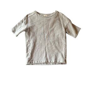 Demylee New York Gray Cotton Short Sleeve T-Shirt XS